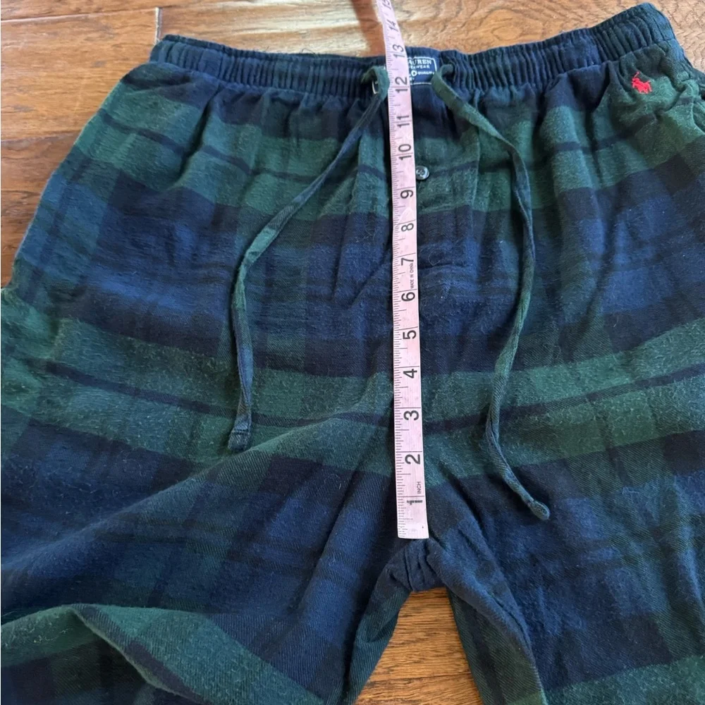 Polo Ralph‎ Lauren Plaid Green and Blue Pajamas Pants